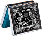 Cute and Portable Metal Pill Organizer – 8 Compartments, Elegant Chrome Finish - Image 4