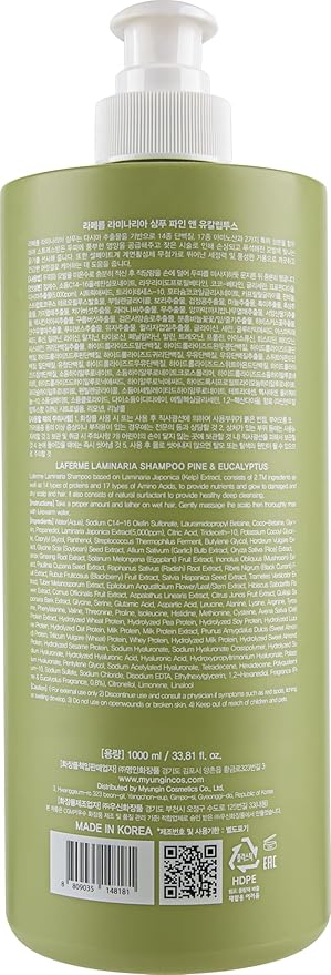 laferme Laminaria Shampoo with Organic Ingredient, Korean Clarifying Shampoo - Image 9
