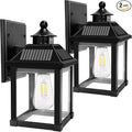 Solar Wall Lights Outdoor, Dusk to Dawn Solar Sconces, Motion Sensor Porch by Kuniwa