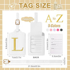 Personalized Initial Luggage Tags - Image 2