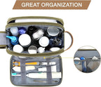 BAGSMART Toiletry Bag for Men, Canvas Travel Toiletry Organizer Dopp Kit - Image 2