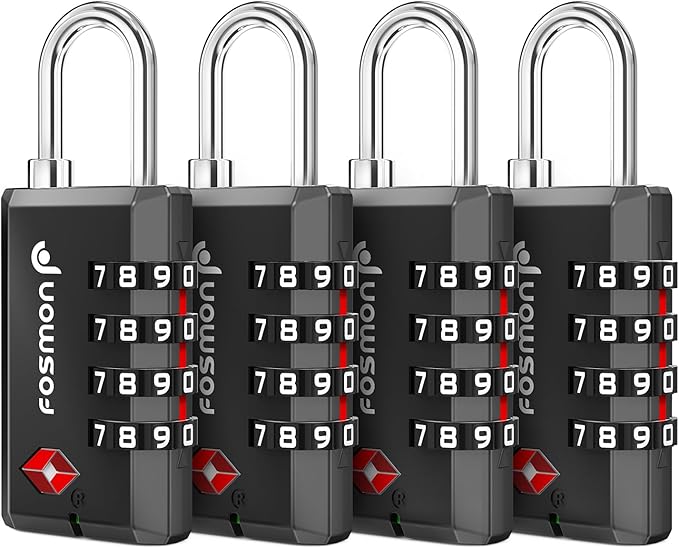 Fosmon TSA Approved Locks for Luggage/ Suitcase by Fosmon