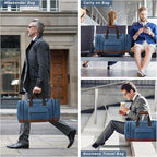 Litvyak Duffle Bag for Travel, 50L Canvas Travel Duffel Bags Overnight Weekend - Image 2