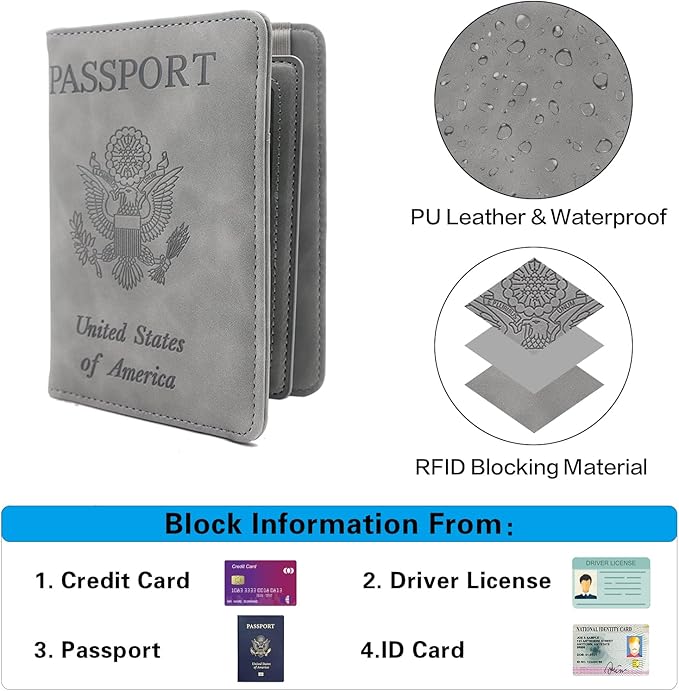Melsbrinna RFID Passport Holder - Image 5