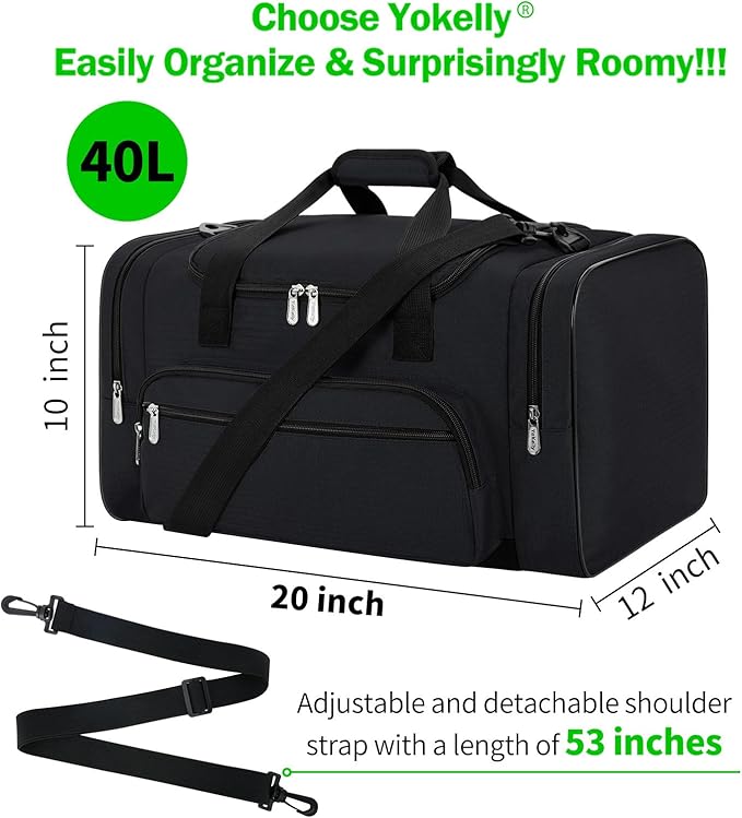 Sports Duffel Bag 20 inch for Travel Gym - Image 6