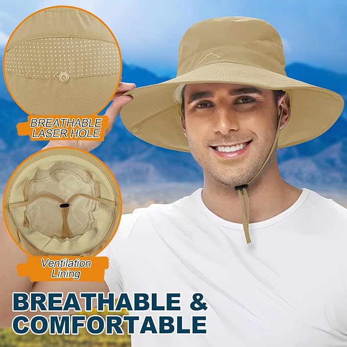 ZOORON Sun Hat for Men Women Fishing Hat - Image 4
