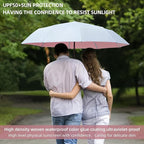 Folding Umbrella Anti-UV Compact Durable Folding Umbrella Auto Open Close - Image 8