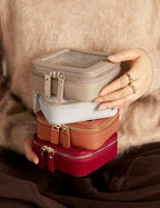 Popvibe Clear Makeup Bag Travel Cosmetic Case Transparent Toiletry Bag - Image 8