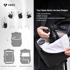 VSGO Black Snipe Camera Backpack 16L – Lightweight 1.1kg Professional DSLR/SLR - Image 6