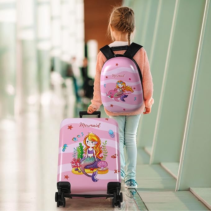 Weewooday Kids Luggage and Backpack 18" Suitcase - Image 6