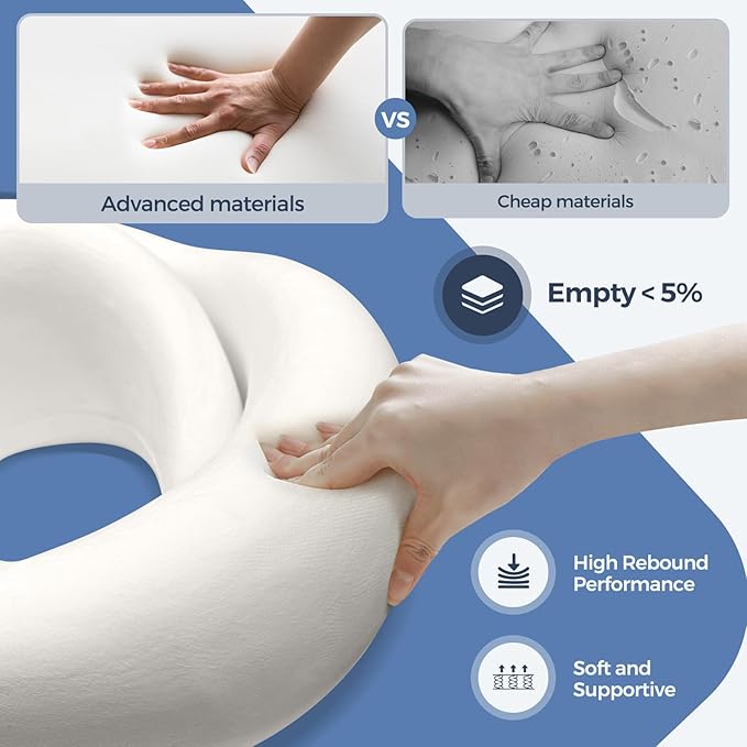 Advanced Memory Foam Neck Travel Pillow, Neck Pillow Airplane - Image 6