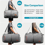 Canway 85L Travel Duffel Bag, Foldable Weekender Bag - Image 2