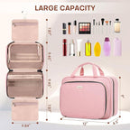8L Travel Toiletry Bag with Jewelry Organizer - Image 2