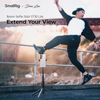 SmallRig x Drex Lee Boom Selfie Stick ST30 Lite, 57.9" Automatic Tripod Stand - Image 2