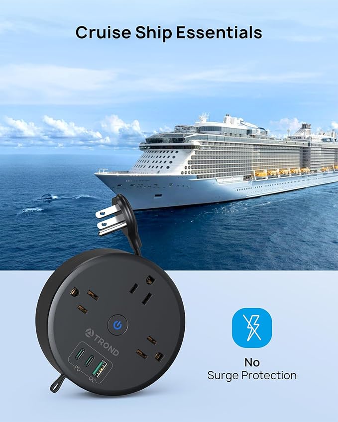 TROND 20W USB C Travel Power Strip - Image 5