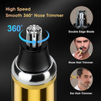 Professional Hair Clippers for Men, Cordless Hair Clippers T-Blade Trimmer Nose Hair Trimmer Electric Shaver Set, Haircut Grooming Kit with LED Display, for Barber, Ideal Gift for Him