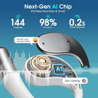 AI Translation Earbuds Real Time, 6 in 1 Instant Language Translator, 144 - Image 3