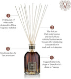 Dr. Vranjes - Oud Nobile 250 ml Diffuser + Double Pack of White Sticks (3 Pieces Bundle)- Luxury Home Fragrance, Made in Italy, Main Scent: Oriental, Olfactory Pyramid: Bergamot, Oud, Myrrh