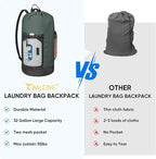 BALEINE 120L Laundry Bag Backpack, 900D Oxford Fabric Large Travel Laundry Bags - Image 5
