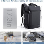 SHOWKOO Travel Backpack For Man Women, Airline Approved Carry On Laptop - Image 2