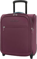Verage Under Seat Luggage with Wheels, Softside Expanable Small Suitcase Carry by VERAGE