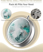 Pill Box, 3 Compartment Portable Travel Medicine Box - Image 4