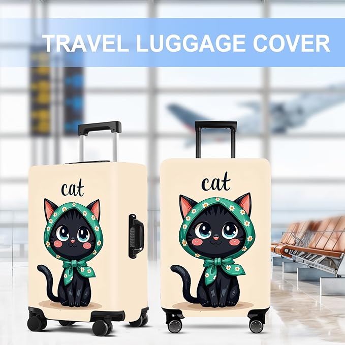 Luggage Cover Washable Suitcase Protector Anti-Scratch, Stretchable Fit - Image 5