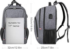 Laptop Backpack for Men, Large Anti-Theft Business Travel Backpack - Image 5