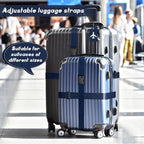Weewooday 8 Pcs Luggage Straps Suitcase Tags Set - Image 5