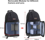 MOSISO Camera Sling Bag, DSLR/SLR/Mirrorless Camera Backpack Case Shockproof - Image 5