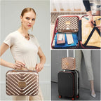 Mocado Travel Makeup Case with Lighted Mirror, Makeup Box with 8 Makeup Brushes - Image 8