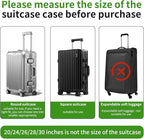 Suitcase Covers For Luggage, 30 Inch Clear PVC Luggage Covers Protector Full - Image 8