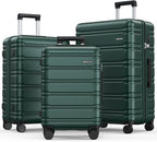 BEOW Luggage Sets 3 Piece For Men Women Expandable Hard Sided Suitcase Sets 3 by BEOW