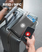 VULKIT Passport Holder Wallet RFID Blocking Travel Wallet - Image 3