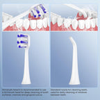 Portable Water flosser with Electric Toothbrush, 2 in 1 Teeth Cleaning Kit - Image 4