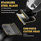 Hair Clippers for Men,4 in 1 Professional Hair Clippers T-Blade Trimmer Electric Foil Shaver Nose Hair Trimmer Set,Cordless Barber Hair Cutting Men’s Grooming Kit LCD Display Gifts (Silver)
