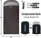 0 Degree Sleeping Bag 100% Cotton Flannel XXL - Image 2