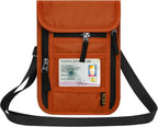 Neck Wallet for Travel, Passport Holder Neck Pouch for Men Women by HOTEMIA