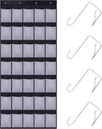 35Large Pockets Over The Door Shoe Organizer, Mesh Pockets Shoe Holder Rack by Unknown