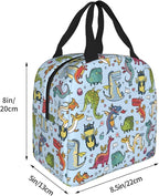 Cute Dragon Lunch Box Animal Lunch Bag Insulated Reusable Lunch Tote Bag Cooler - Image 6