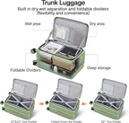 Hanke 24 Inch Luggage with Cup Holder and Charge, Top Opening Hard Shell - Image 4