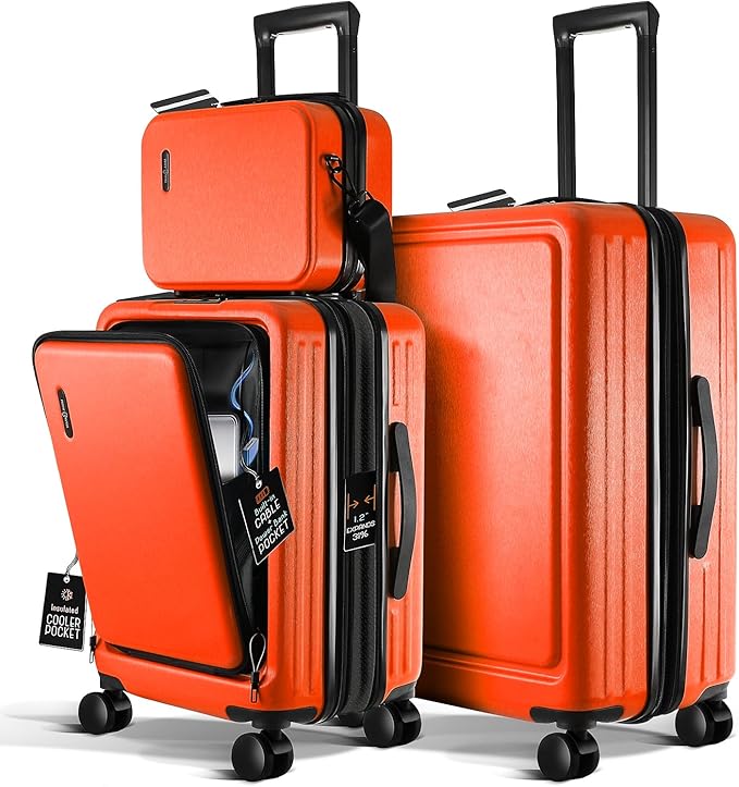 Luggage Sets 3 Piece, 22 Inch Carry on Luggage and 28 Inch Suitcases by TravelArim