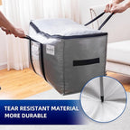 TAILI Extra Large Moving Bags, 6 Pack Silver Heavy Duty Totes - Image 9
