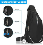 WATERFLY Small Crossbody Sling Backpack Anti Theft Backpack - Image 2