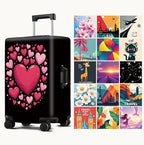 Luggage Cover Washable Suitcase Protector Anti-Scratch, Stretchable Fit - Image 2