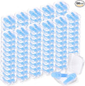 TrelaCo 100 Pairs Ear Plugs Bulk, NRR 29dB Reusable Silicone Ear Plugs by TrelaCo