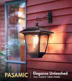 PASAMIC 2 Pack Solar Wall Lights - Image 2