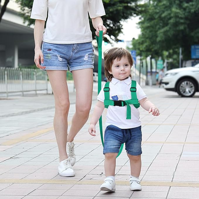 Accmor 3 in 1 Toddler Harness Leash + Baby Anti Lost Wrist Link, Cute Dinosaur - Image 8