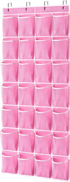 KEEPJOY 28 Pockets Hanging Shoe Organizer, Over the Door Shoe Organizer by KEEPJOY
