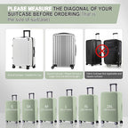 Travel Luggage Cover Suitcase Protector Scratch-Resistant Fit 19-31 Inch - Image 4
